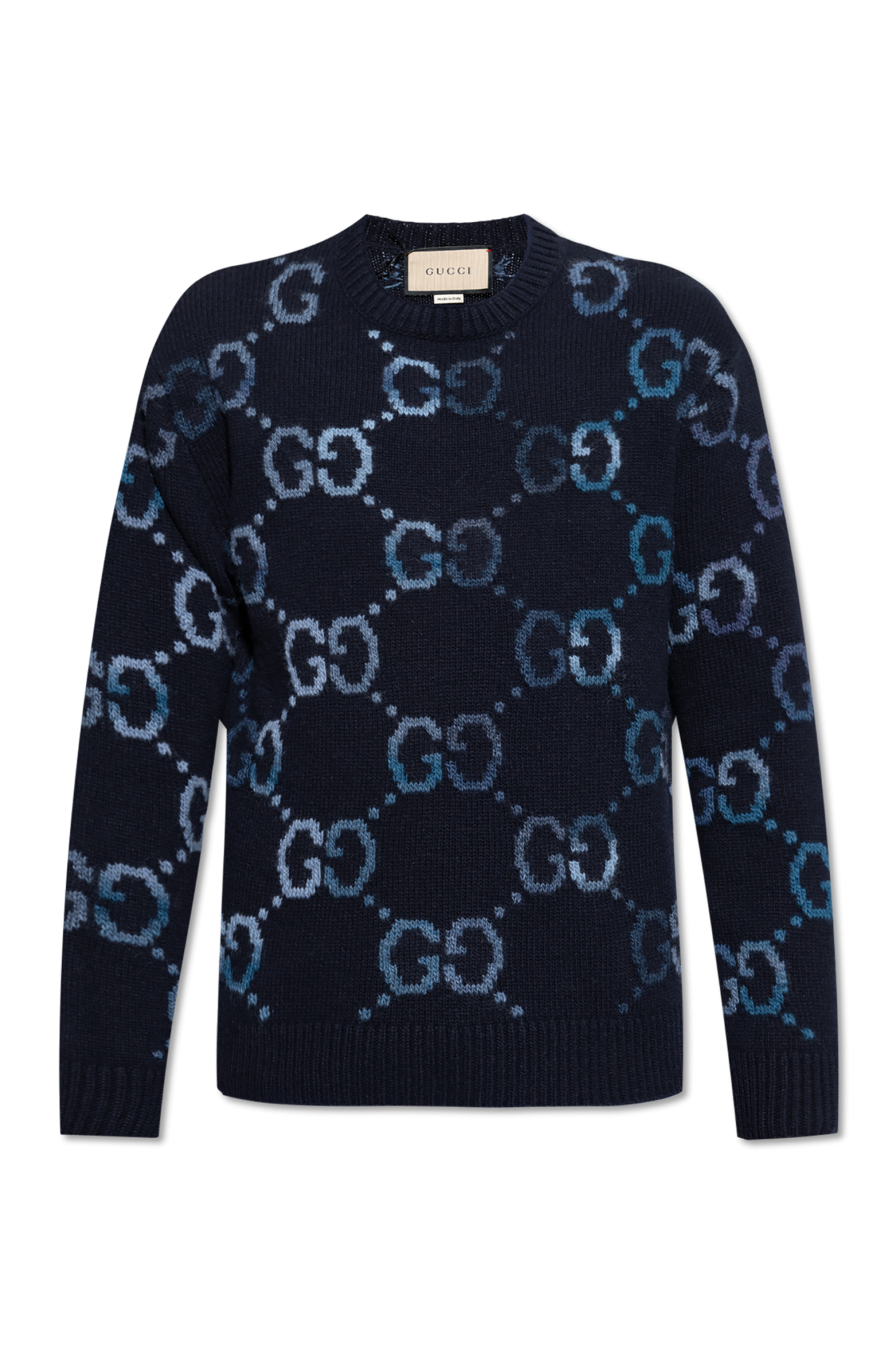 Gucci Wool sweater with GG pattern | Men's | Vitkac